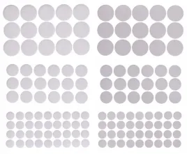 rzepy-samoprzylepne-mix-69-szt-biale-kropki-dpkd-011