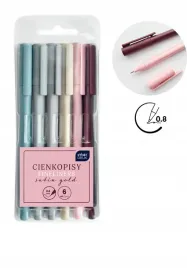 cienkopisy-6-kol-satin-gold-interdruk