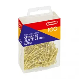 spinacze-zlote-28mm-100-grand
