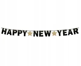 girlanda-papierowa-bandc-happy-new-year-zlote-gwiazdki-180cm-godan