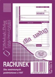 druk-rachunek-dla-zwolnionych-z-vat-dla-uslug-a6-233-5-5906858001693