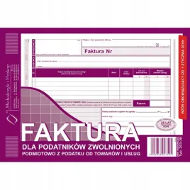druk-203-3e-faktura-dla-podatnikow-zwolnionych-z-vat