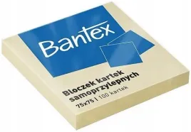 bloczek-karteczek-samoprzylepnych-memo-notes-125x75-100szt-zolte-bantex