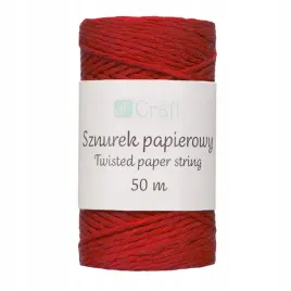 sznurek-papierowy-skrecany-czerwony-50m-dp-craft