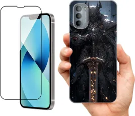 etui-na-motorola-moto-g31-wzory-dark-souls-szklo