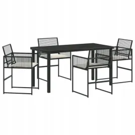 zestaw-5-krzesel-do-jadalni-ogrodowej-z-poduszkami-black-poly-rattan