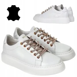 buty-chebello-36-biale-polbuty-damskie-skorzane-sneakersy-ze-skory-4362