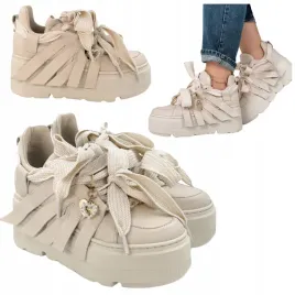 obuwie-damskie-chebello-36-modne-sneakersy-polbuty-sznurowane-skorzane-4559