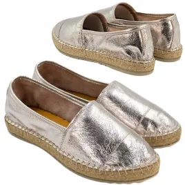 espadryle-damskie-verano-40-buty-damskie-letnie-wsuwane-22y501-zlote