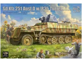 transporter-opancerzony-sd-kfz-251-ausf-d-w-r35-turret-model-bt-042-border