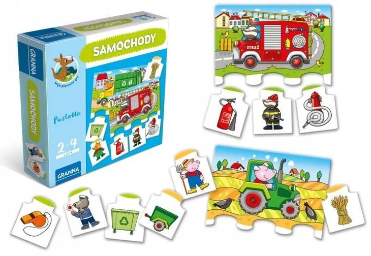 samochody-puzzle-edukacyjne-granna-stan-nowy