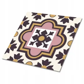 winylowe-kafelki-scienne-z-nadrukiem-do-jadalni-arabskie-kwiaty-9x30x30-cm