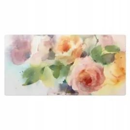dekoracyjna-mata-na-biurko-dla-graczy-wzor-akwarelowych-kwiatow-120x60-cm