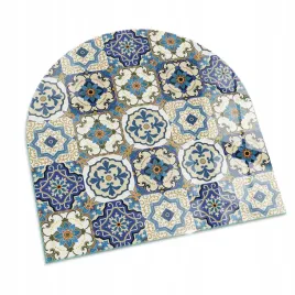 podkladka-szklana-z-grafika-pod-kominek-wzor-mozaiki-z-kwiatami-100x100-cm