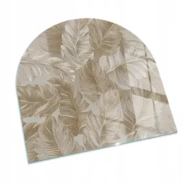 szklana-podkladka-z-grafika-pod-piec-liscie-w-subtelnych-wzorach-100x100-cm