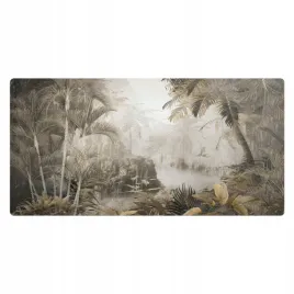 mata-gamingowa-z-nadrukiem-na-biurko-zielona-dzungla-pelna-zycia-120x60-cm