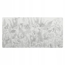 podkladka-mata-ochronna-biurko-stol-zwierzeta-lesne-wsrod-paproci-120x60-cm