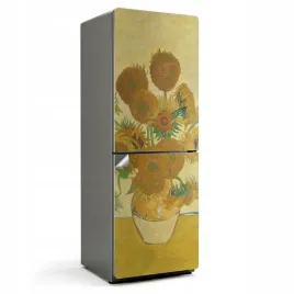 folia-samoprzylepna-na-lodowke-okleina-do-kuchni-sloneczniki-van-gogh