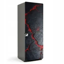 naklejka-premium-samoprzylepna-na-lodowke-peknieta-powierzchnia-z-lawa