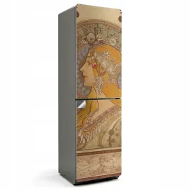 ozdobna-naklejka-samoprzylepna-na-lodowke-alfons-mucha-portret-kobiety