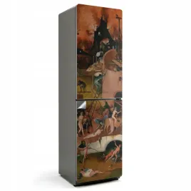 naklejka-na-lodowke-samoprzylepna-ochronna-zmywalna-hieronim-bosch-pieklo