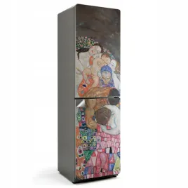 naklejka-folia-na-lodowke-latwe-czyszczenie-smierc-i-zycie-gustav-klimt