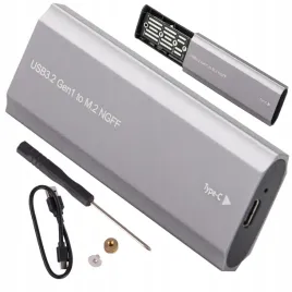 obudowa-adapter-dysku-kieszen-m-2-sata-ngff-usb-3-2-usb-typ-c-2230-2280mm