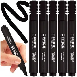 marker-permanentny-office-products-czarny-wodoodporny-sciety-5-szt
