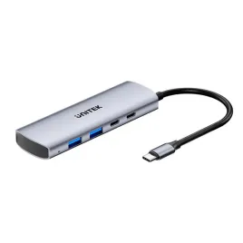 unitek-hub-4w1-usb-c-10-gbps-2x-usb-a-i-2x-usb-c-h1112dgy01