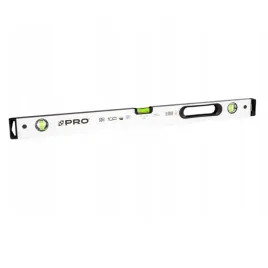 poziomica-biala-pro800-dwustronnie-frezowana-z-z-uchwytem-libella-180cm-pro
