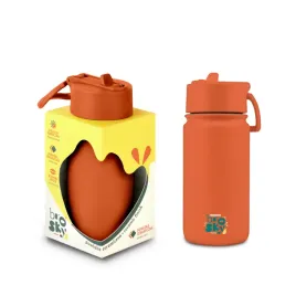 brosky-basic-stalowa-butelka-na-wode-w-kolorze-ceglastym-450ml