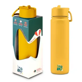 brosky-basic-stalowa-butelka-na-wode-w-kolorze-zoltym-680ml