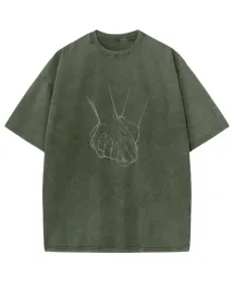 koszulka-oversize-razem-lepiej-splecione-dlonie-efekt-sprania-khaki-xl