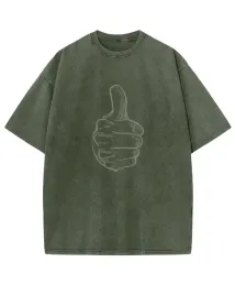 koszulka-oversize-kciuk-w-gore-lapka-efekt-sprania-khaki-l