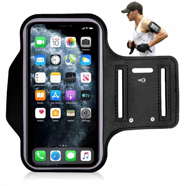 ﻿ETUI POKROWIEC OPASKA NA RAMIĘ na telefon do 7 cali ARMBAND do Biegania