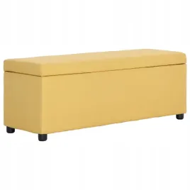 lawka-ze-schowkiem-116-cm-zolta-poliester