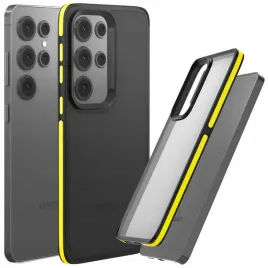 etui-do-samsung-galaxy-s24-ultra-matowe-zolta-ramka-bumper-ochronne