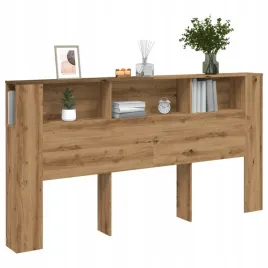 vidaxl-zaglowek-z-polkami-dab-artisian-200x185x1025-cm