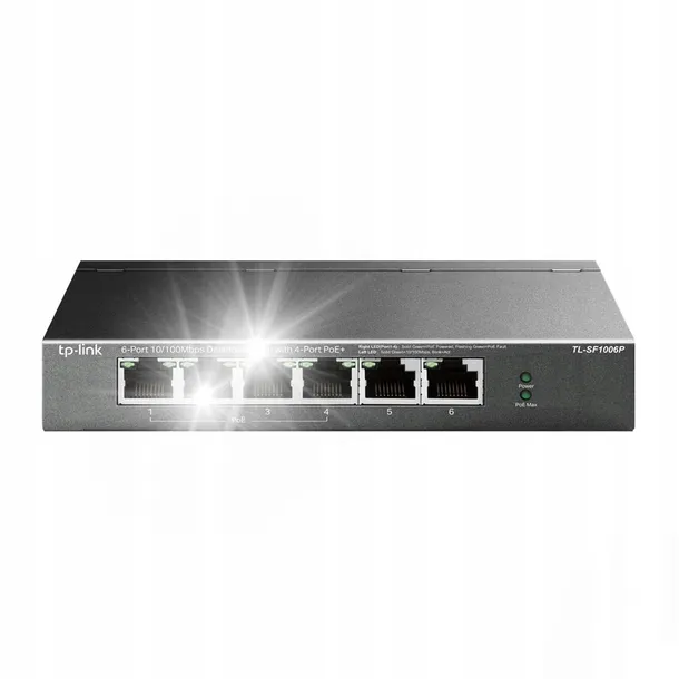 tp-link-przelacznik-sf1006p-6xfe-4xpoe-waga-z-opakowaniem-0-86-kg-liczba-portow-6