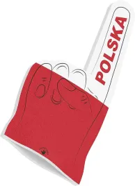 rekawica-piankowa-kibica-dlon-polska-bialo-czerwoni-high-five-fingers