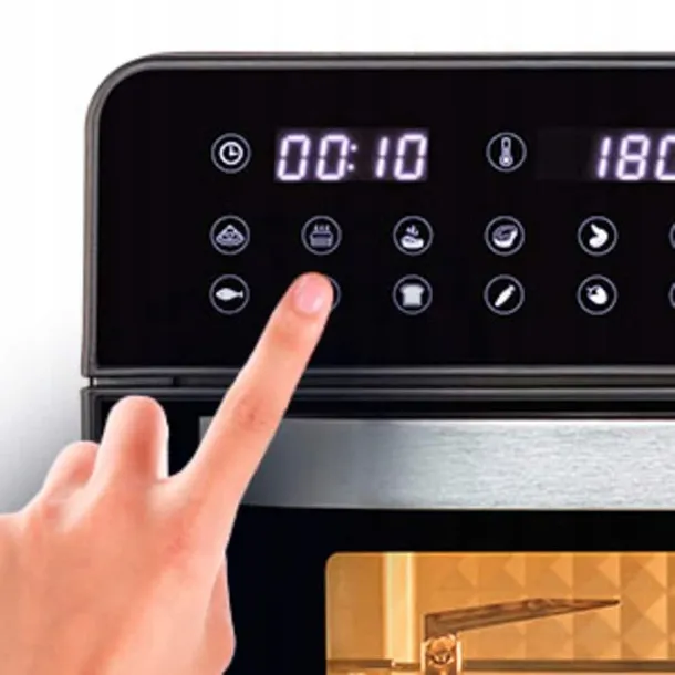 mini-piekarnik-wolnostojacy-23l-1700w-230c-12-programow-timer-rozen-funkcje-automatyczne-wylaczenie-rozen-obrotowy