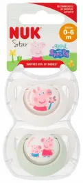 nuk-smoczek-usp-2el-0-6m-silikonowe-peppa