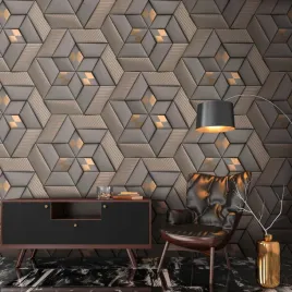 mural-fototapeta-efekt-3d-wzor-geometryczny-na-flizelinie