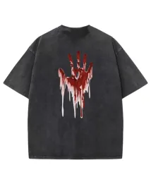meska-koszulka-oversize-efekt-sprania-horror-dlon-krew-czarna-m