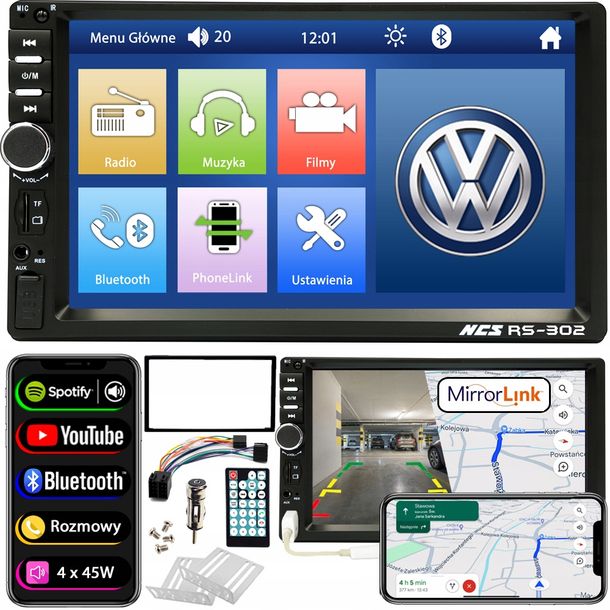 RADIO SAMOCHODOWE do VW GOLF 4 1998 - 2006 WINDOWS