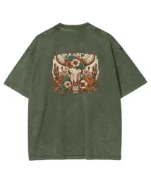 meska-koszulka-oversize-efekt-sprania-western-czaszka-byka-khaki-l
