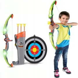 swiecacy-luk-led-z-tarcza-i-stzralami-zestaw-strzelecki-luk-tarcza-strzly