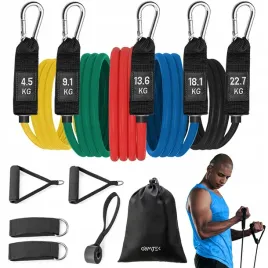 gumy-oporowe-do-cwiczen-zestaw-5szt-ekspander-gumowy-z-uchwytem-gymtek