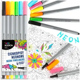 cienkopisy-neonowe-z-precyzyjna-koncowka-6-intensywnych-kolorow-kidea