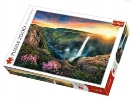 puzzle-2000-wodospad-haifoss-islandia-trefl-trefl